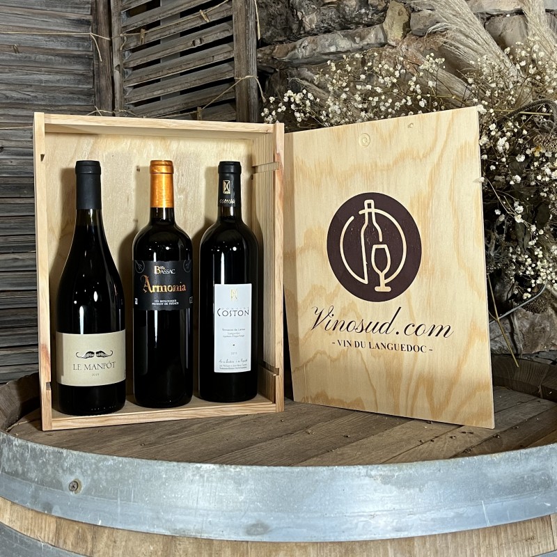 Coffret Cadeau Vins Rouges - Vins du Languedoc - Bio