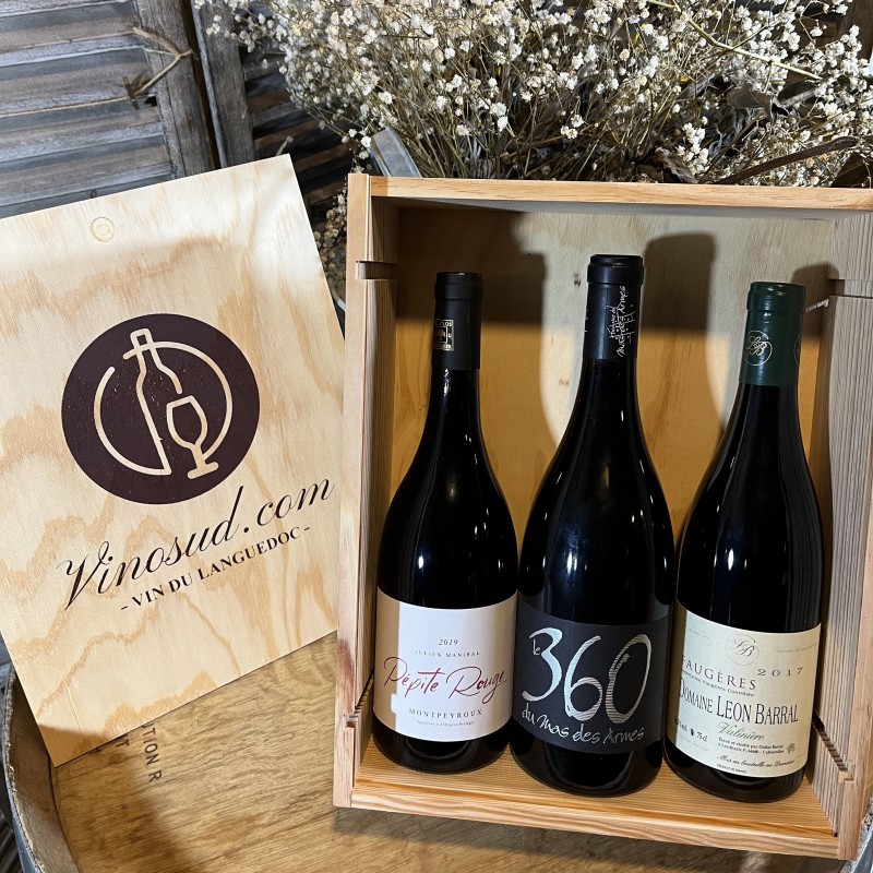 Coffret Cadeau Vins Rouges - Vins du Languedoc - Terroir Prestige